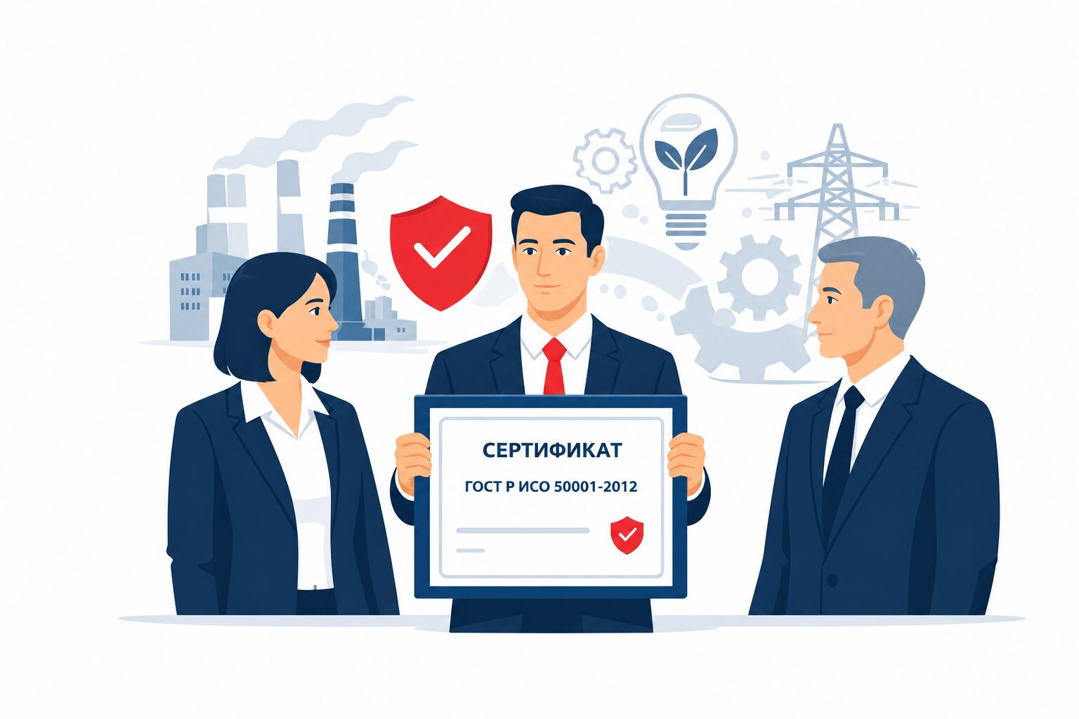Оформление сертификата ГОСТ Р ИСО 50001-2012 в Чебоксарах и по всей республике Чувашия