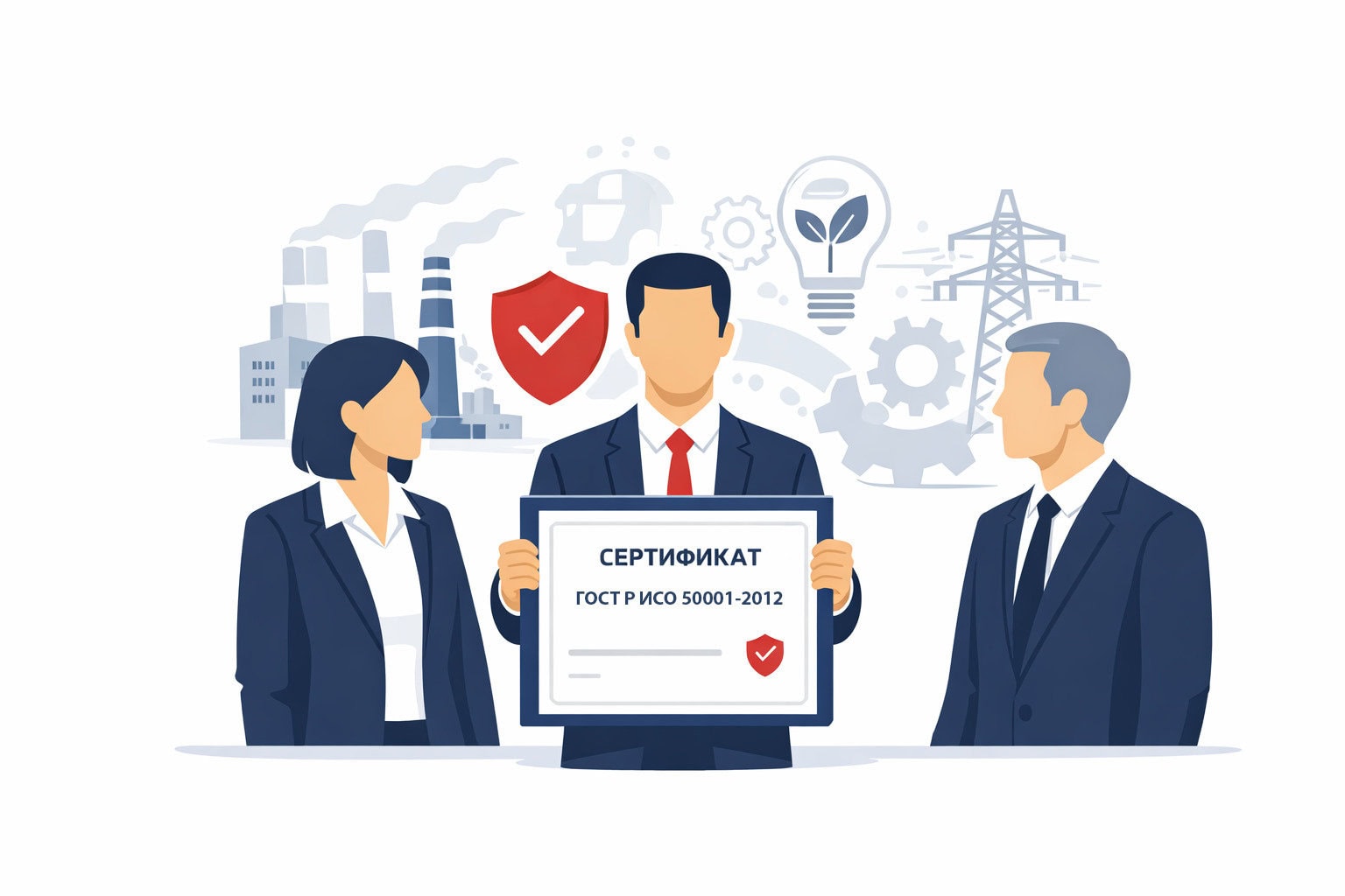 Оформление сертификата ГОСТ Р ИСО 50001-2012 в Чебоксарах и по всей республике Чувашия